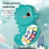Baby Seahorse Music Toys Children's Electronic Learning Sensory Toys Montessori Music Piano Keyboard Lighting Toys 4