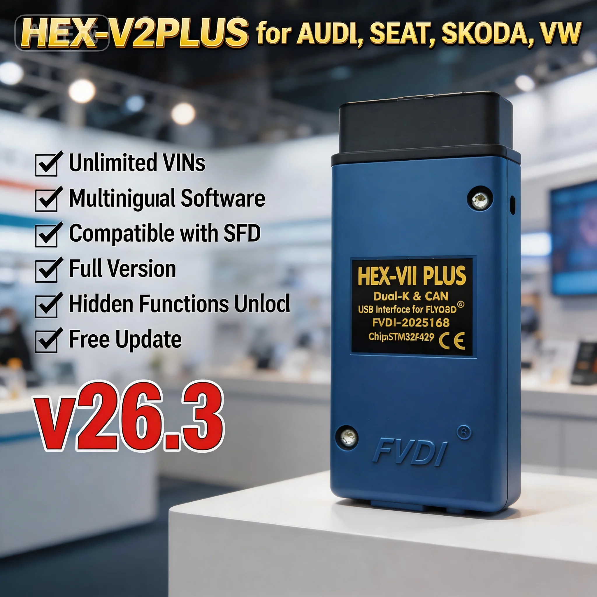 HEX VII REAL V2PLUS VCDS-CAN