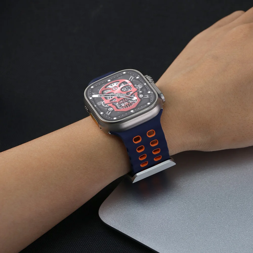 รูปสินค้า สายซิลิโคนระบายอากาศ iWatch Ultra 45-49mm ใส่ได้ทุกรุ่น