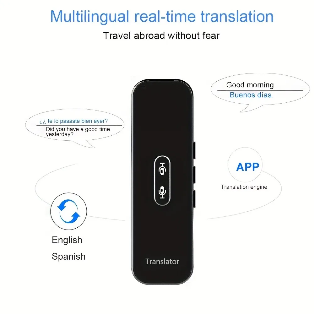 Instant Voice Translator Language Translator Intelligent Voice Translator For 137 Languages-Real-Time Two-Way Translation And App Display For Android/Ios Device