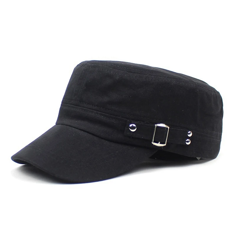 Men Vintage Denim Baseball Cap Cotton Breathable Flat Adjustable Cap for Spring Autumn baseball cap flat cap cap hat flat vintage cap