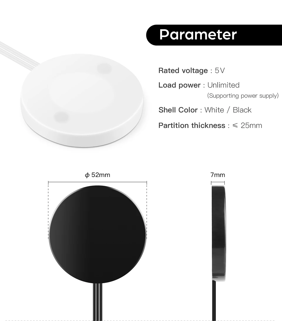 Description Picture 3 of itemDimmable USB 5V Behind Wooden Mirror LED Light Switch Hand Sweep Motion Sensor Touch Dimmer DIY LED Under Cabinet Backlight Lamp