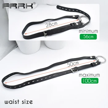 FRRK K01 K02 K03 K04 Metal Penis Rings for FRRK Chastity Cage Uses Built-in Lock Strap PU Belt 40mm 45mm 50mm 55mm Sex Toys Shop 6