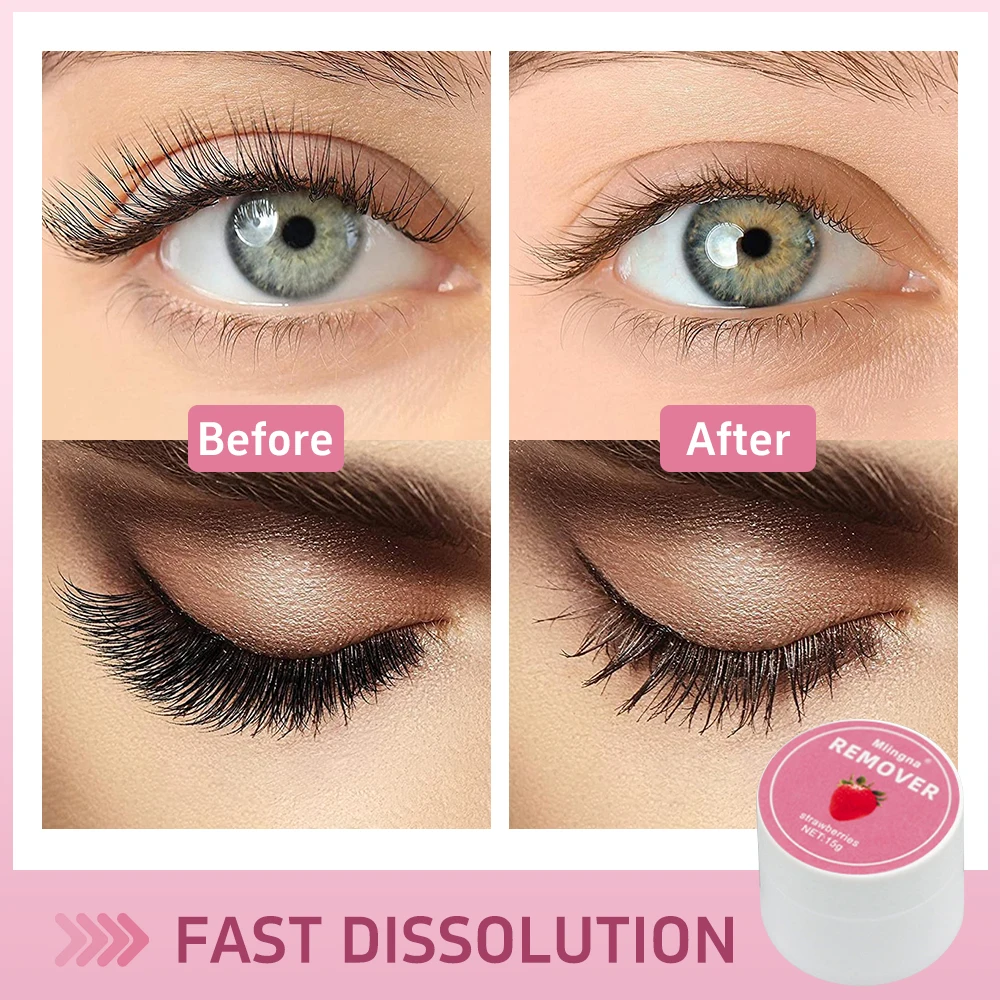 15g Eyelash Glue Lash Extensions Remover Cream Korea Professional Makeup Tools Lash Glue Remover Cream for Eyelash Extension 6