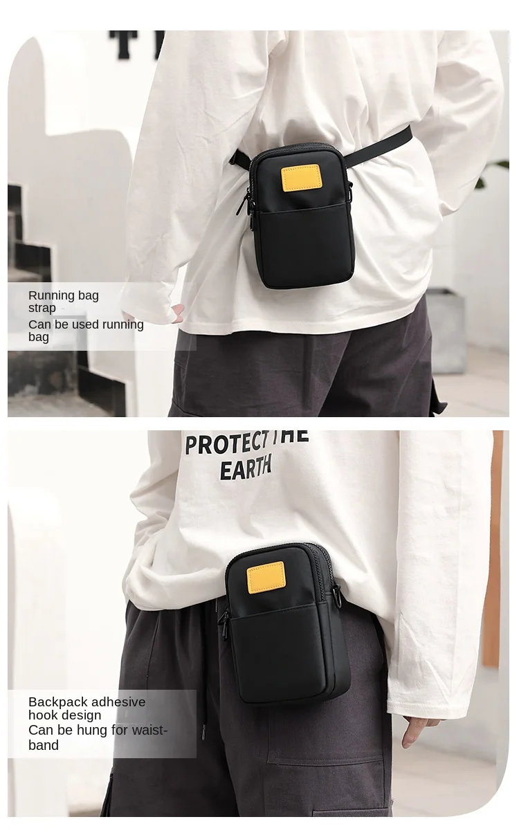 Men mini cross body bag small shoulder bag Men Messenger Bag
