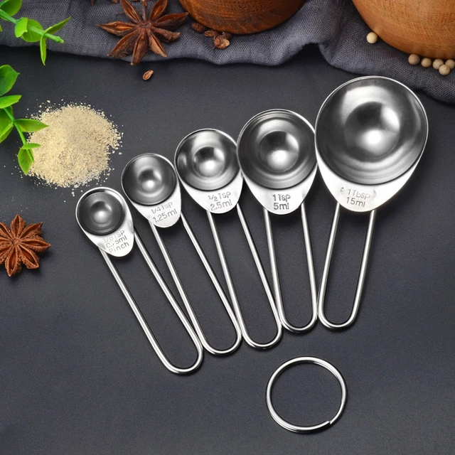 Contemporary Home Living 6 Stainless Steel Measuring Spoon - 1.5 Tsp