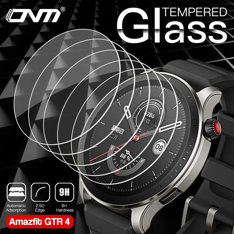 Protection écran AtFoliX FX-Hybrid-Glass Pour Amazfit GTR 47mm - 9H - Made In Germany
