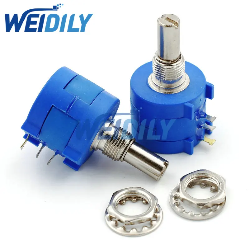 3590S-2-501L 3590S 500 Ом 500R 501 прецизионный мультиповоротный потенциометр 10 кольцевой
