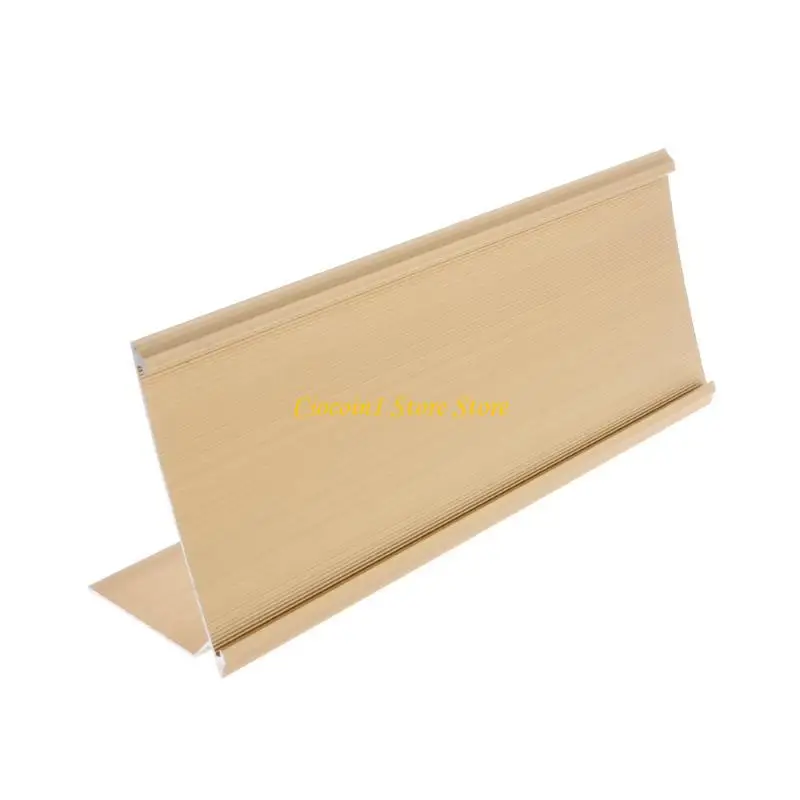 A3PC 골든 실버 사인 알루미늄 합금 이름 책상 플라크 홀더 사무실 학교 9x24cm