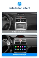 Auto radio za Peugeot 307 307CC 307SW 2002-2013 Car Stereo Multimedia Player GPS Navigation Autoradio 2