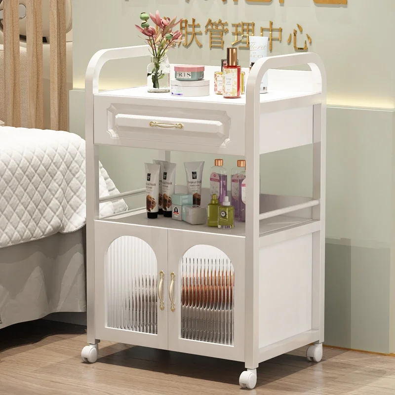 

Tool Rolling Storage Salon Trolley Beauty Cosmetic Tattoo Salon Trolley Lash Barber Carrello Attrezzi Beauty Furniture BLST