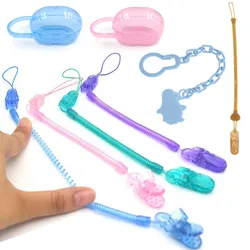 Baby Anti-drop Chain Pacifier Clips Chain And Box Baby Toddler Dummy Chains Nipple Holder Girl Boy Baby Accessories Dropshipping