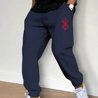 New Men's Casual Printed Pants Fashion Drawstring Casual Pants Joggers Workout Running Gym Fitness Sports Trousers Streetwear 2