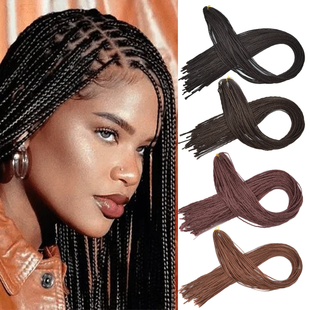 Crochet Box Trecce 30 Pollici Zizi Trecce Crochet Hair Bundle Treccia Sintetica Estensione Dei Capelli Lunghi E Sottili Capelli Lisci Biondo Grigio