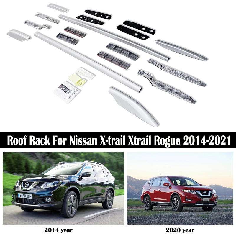 OEM Style Roof Rack For Nissan Xtrail Xtrail Rogue 20142021 Rails Bar