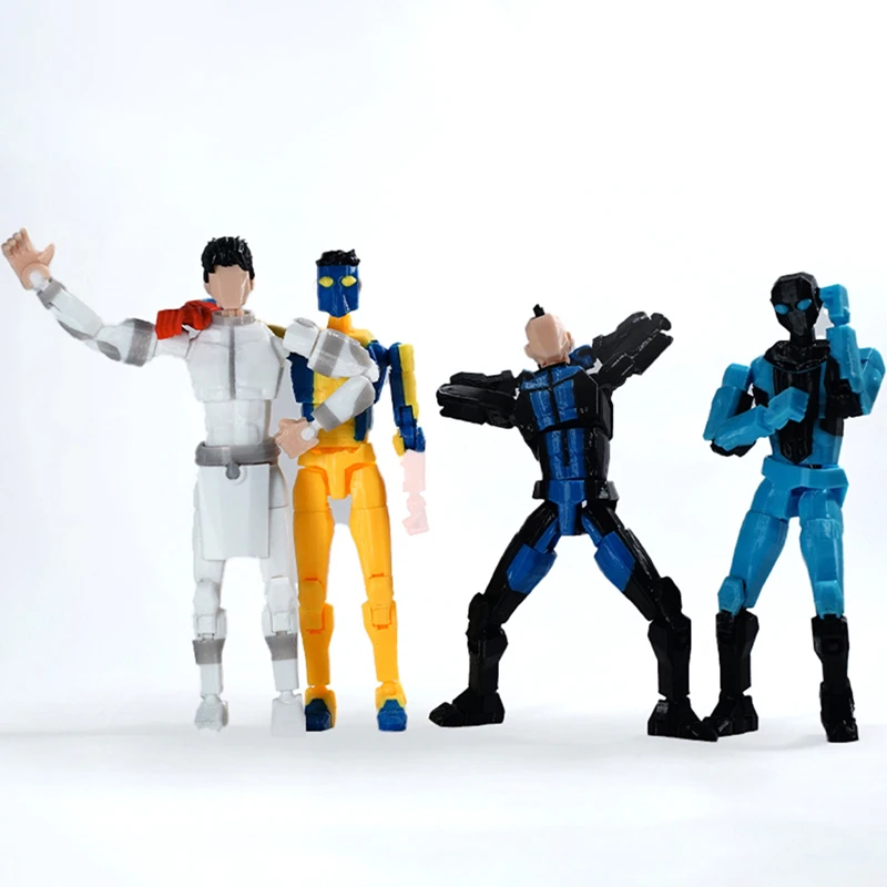 3D Printed Superheroes Anime Multi-Jointed Action Figures Ornaments Gifts