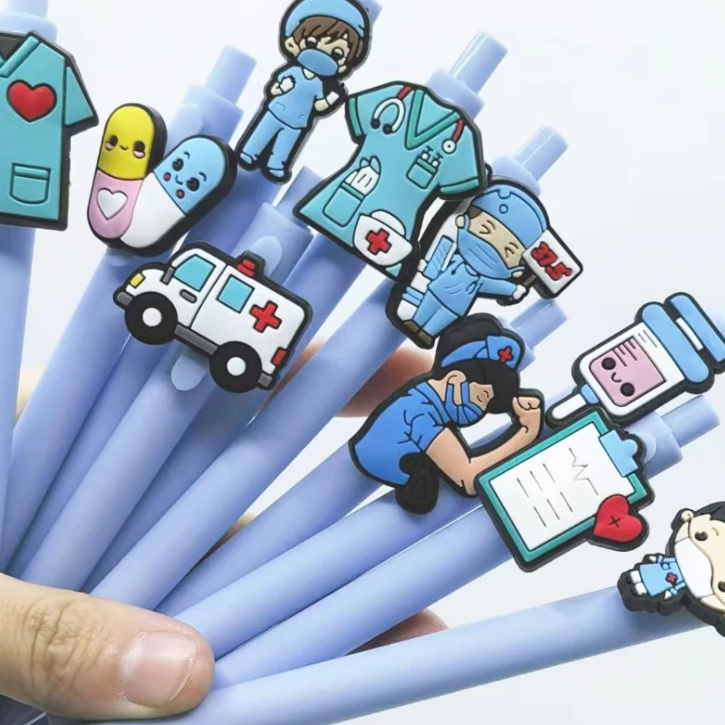 10PCS medical patch pen solid color medical series gender-neutral pen creative gift pen ballpoint random model multifunction ballpoint pen multifunctional pen ballpoint pen ball point pen