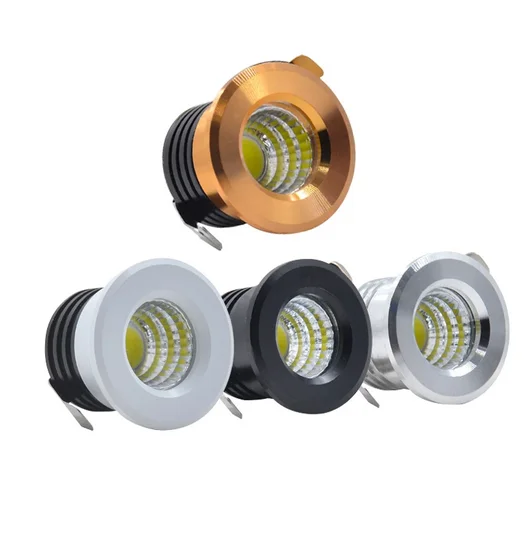 

Mini LED Spot Downlights COB 3W led bulb 220v dimmable Light for ceiling cabinet showcase loft decorations