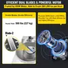 Electric Cube Ice Shaver Granizing Machine 226Kg/H Commercial Snow Cone Chopper Home Slush Crusher Blender Flake Maker 3