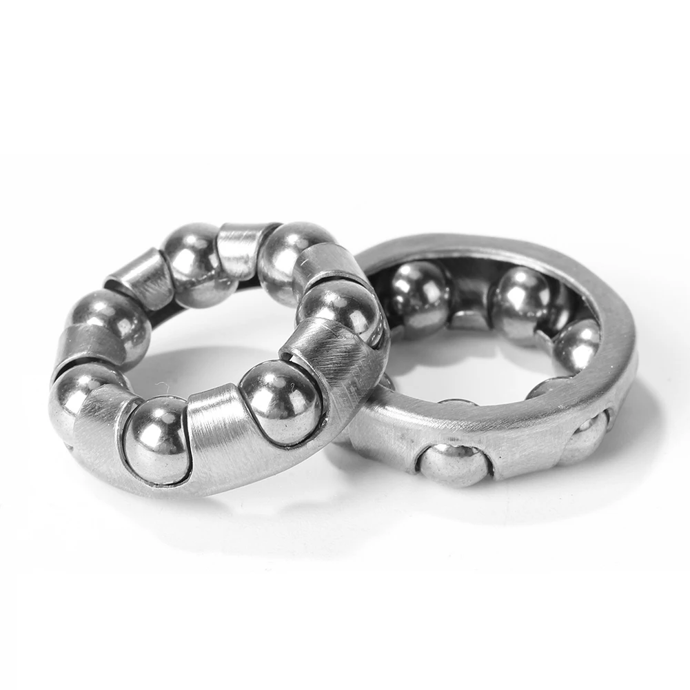 10pcs Bicycle Ball Bearings Mountain Cycling Front/Rear Wheel Axle 1/4 inch x 7 Steel Ball Bearing Replacement bicycle ball bearing