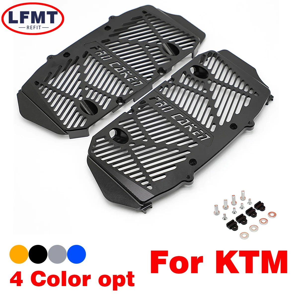 

For Husqvarna TC FC TE FE 250 300 350 450 For KTM EXC EXC-F SXF Aluminum Motocross Radiator Grille Guard Grill Protector Cover