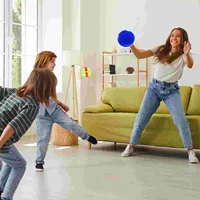 Toy Sticky Cricket Sucker Ball Throw and Catch Interactive Toy Stick Ball for Children Blue Stick Sticky Ball 2