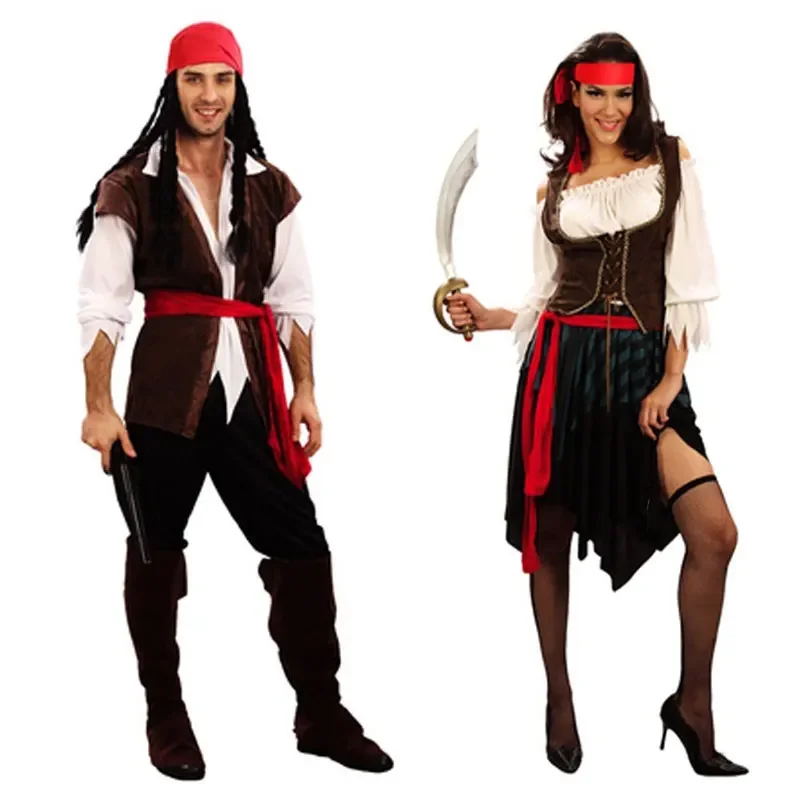 

JustSaiyan Umorden, карнавал на Хэллоуин, костюмы капитана пирата, нарядное платье для взрослых, косплей для женщин и мужчин, пар