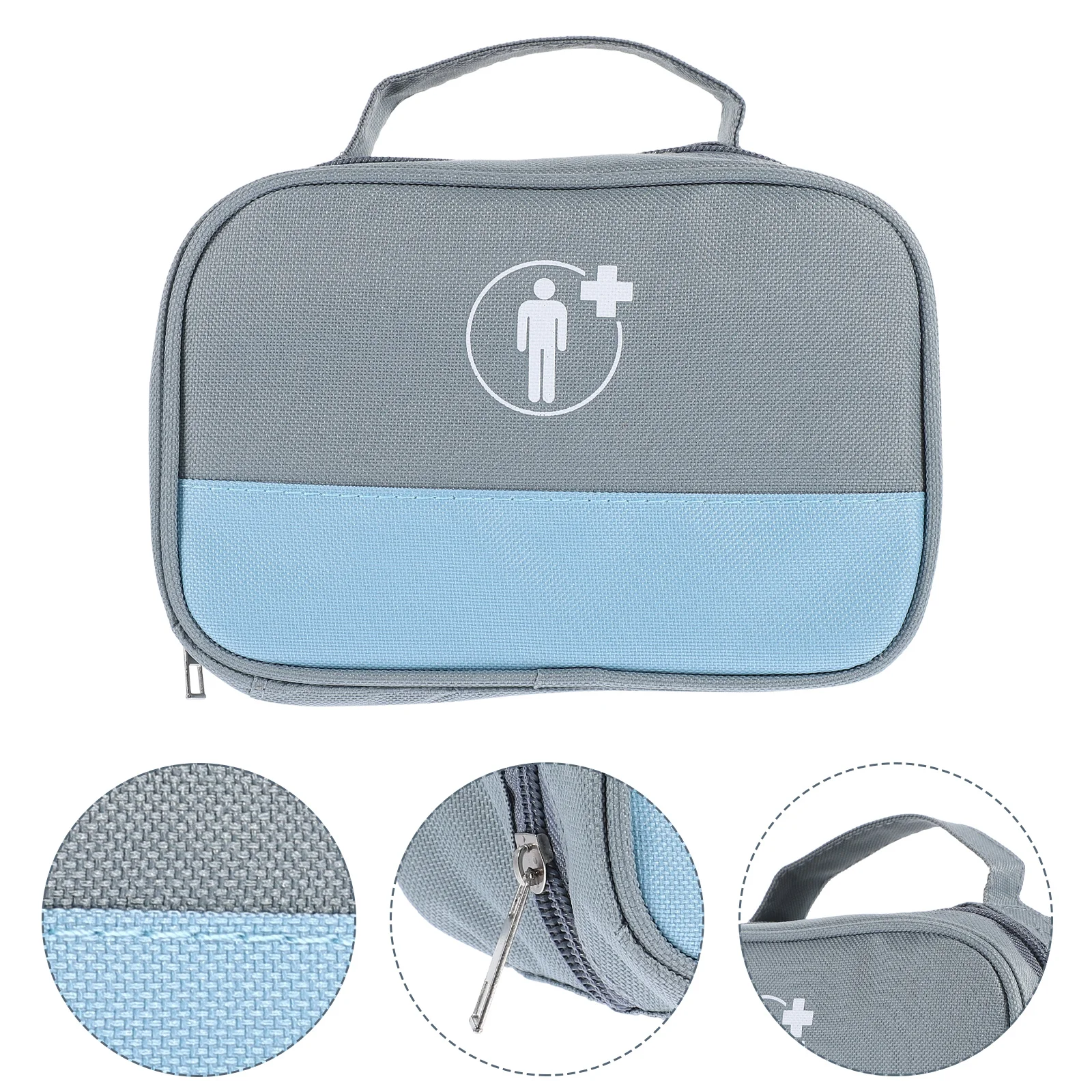 

Medicine Pouch Household Sundries Bag Travel Zipper First Aid Bags Large Case