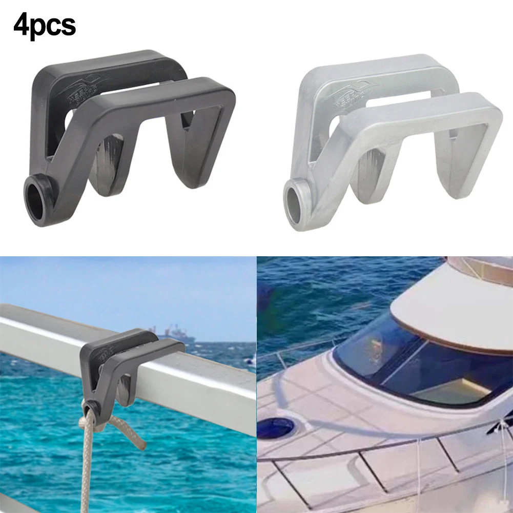 4Pcs Boat Bumper Clips Durable Nylon Fiberglass Pontoon Holders