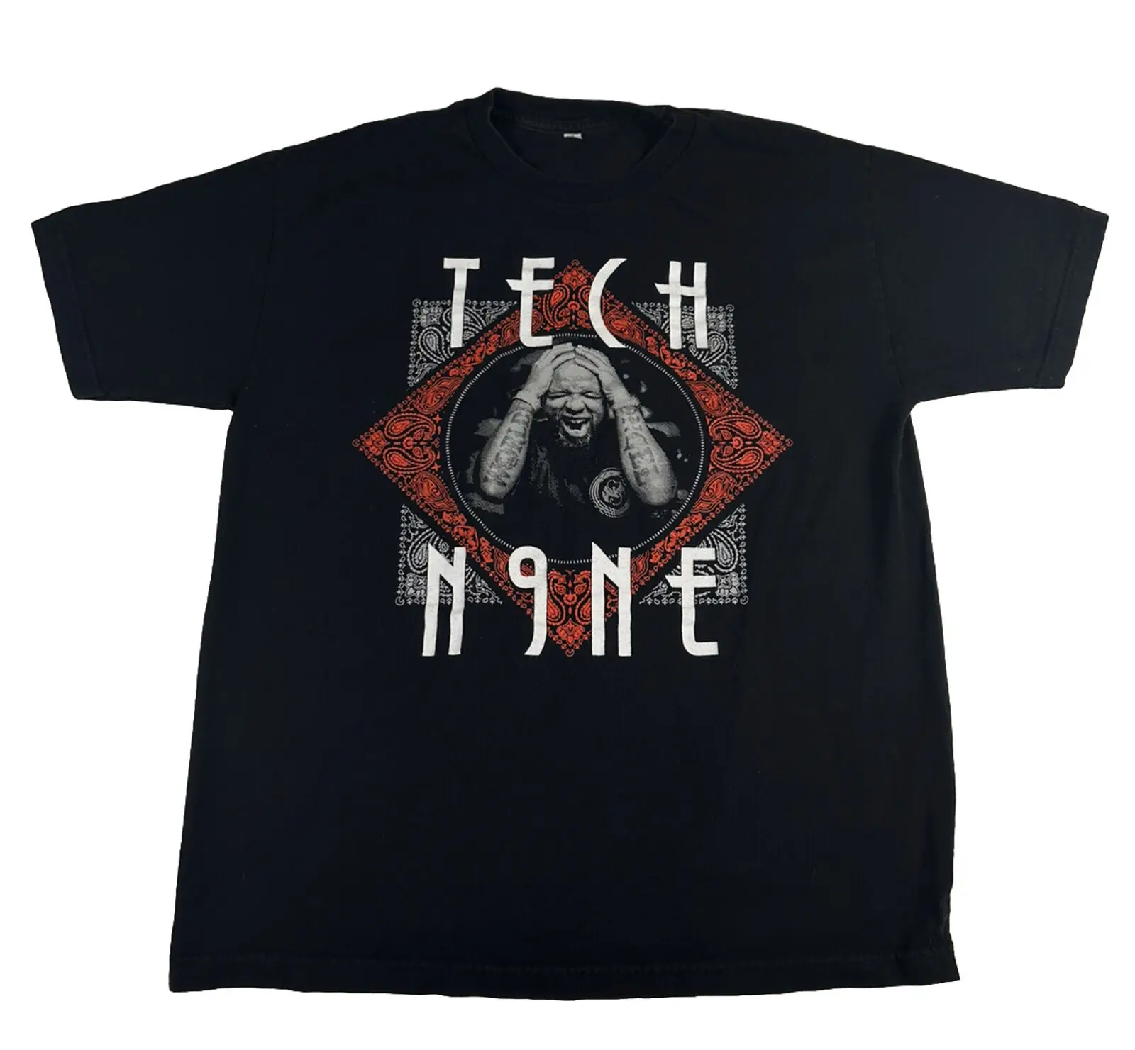 Tech Nine T Shirt Taglia Extra Large Strange Music Hip Hop Rap Promo Maniche Lunghe O Corte