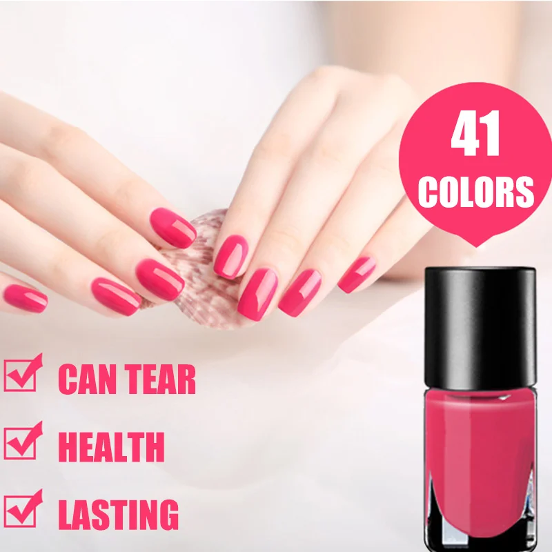 

8ml Water-based Nail Polish Gel Nail Polish Simple Fashion Jelly Quick-drying Transparent No-bake Nail Polish Nails Accessories