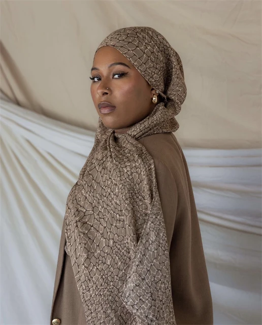 107427-9a8668.jpg 1 pièces Ramadan Hijab imprimé léopard femmes bohème aquarelle doux musulman Hijabs Floral respirant châle enveloppement écharpe foulard chaud