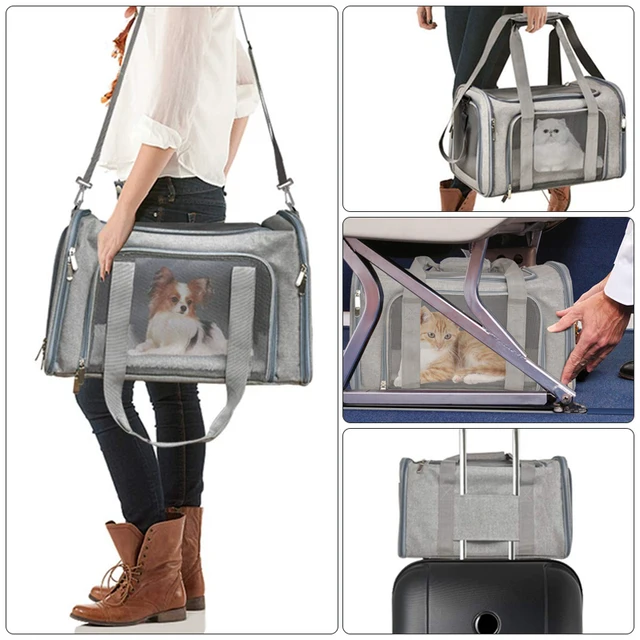 Portable Dog Cat Carrier Bag Pet Puppy Travel Bags Breathable Mesh Small Dog Cat Dogs Outdoor Tent Carrier Outgoing Pets Handbag 4