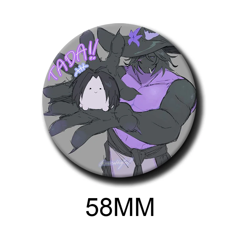 Azure Anime Soft Button Pin Azure x Two Time Fanart Brooch