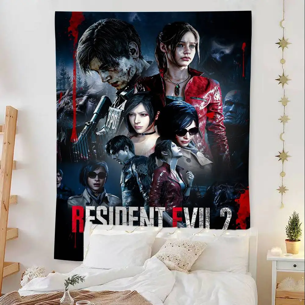 Resident Evil Sci-Fi Wall Tapestry - Home Decor Art Piece