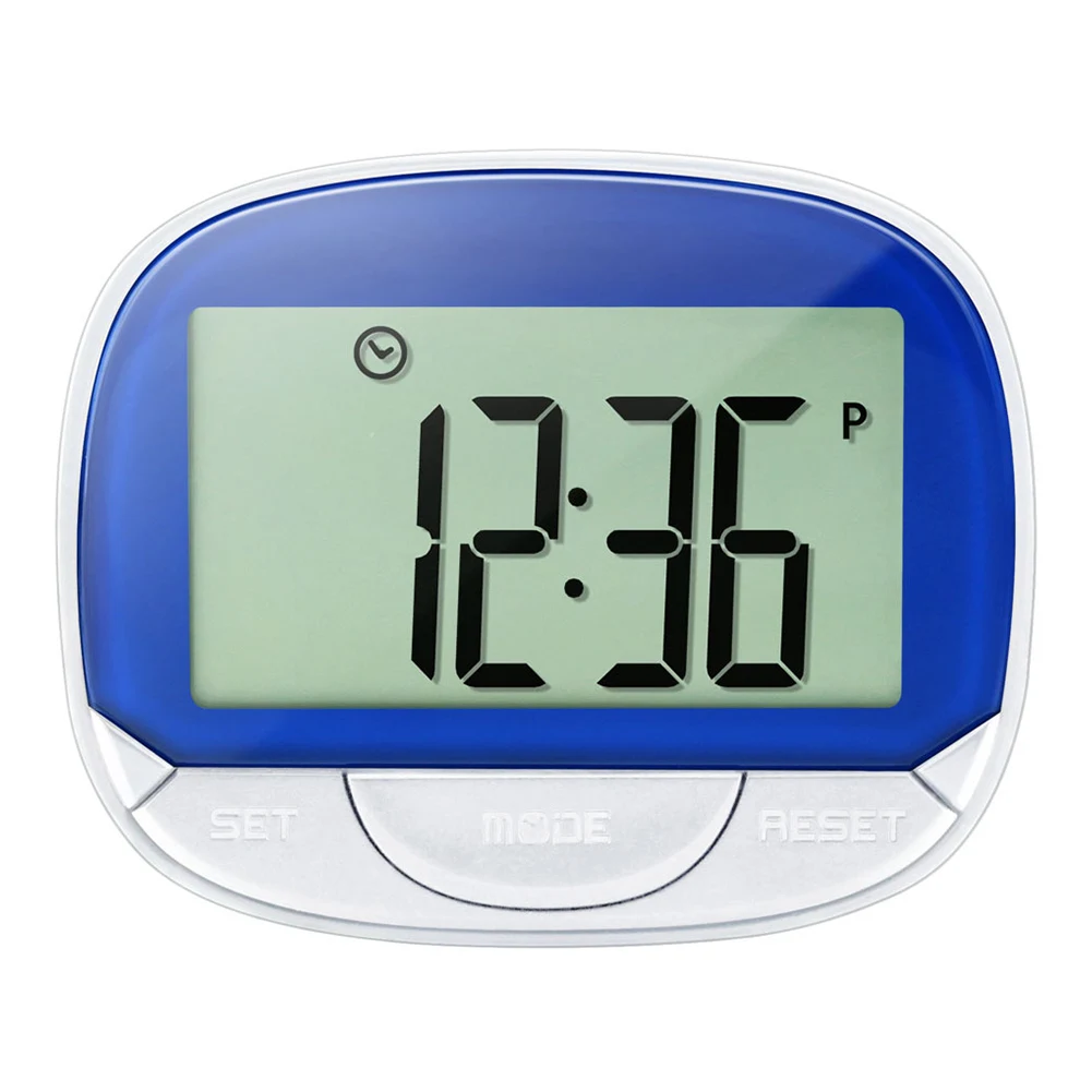 Walking Pedometer Clip On Step Counter Large Digital Display Electronic Pedometer Walking Step Counter for Outdoor Sports