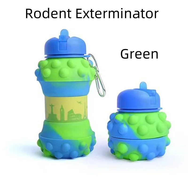 Collapsible Leakproof Portable Water Bottle for Outdoor Sports and School Activities