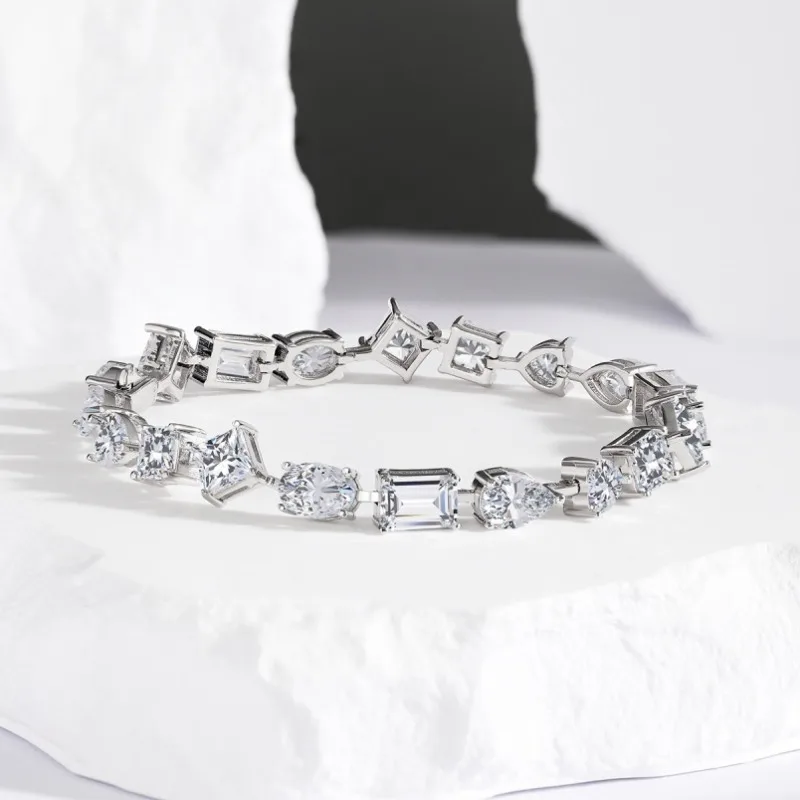 Fancy Shape Diamond Bracelet - Orivé Jewelry