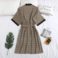 2024 new style Silk thin summer nightgown for men ice silk spring and autumn short-sleeved bathrobe printed pajamas for men 2