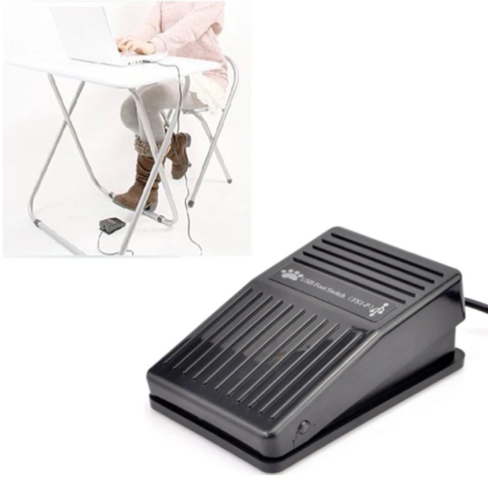 USB 사전 프로그램 키보드 마우스 어댑터, 게임 제어 액션 HID PC USB 풋 스위치 키보드 페달, 키보드 마우스 PC 노트북용