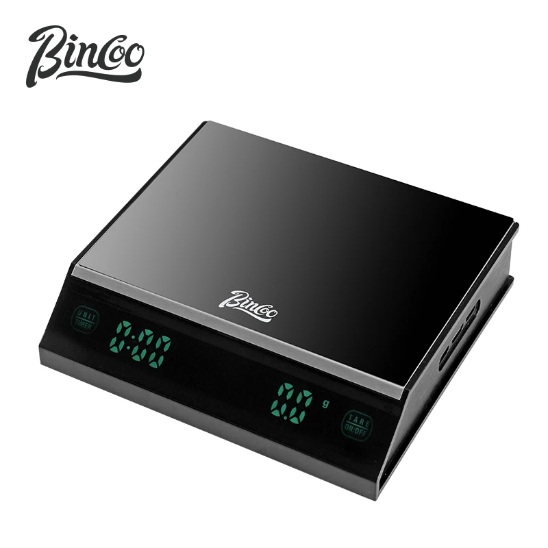 타이머 스탠드가 있는 Bincoo 주방 커피 저울, USB C 디지털 주방 무게 그램, 시간 경량 미니 디지털 저울