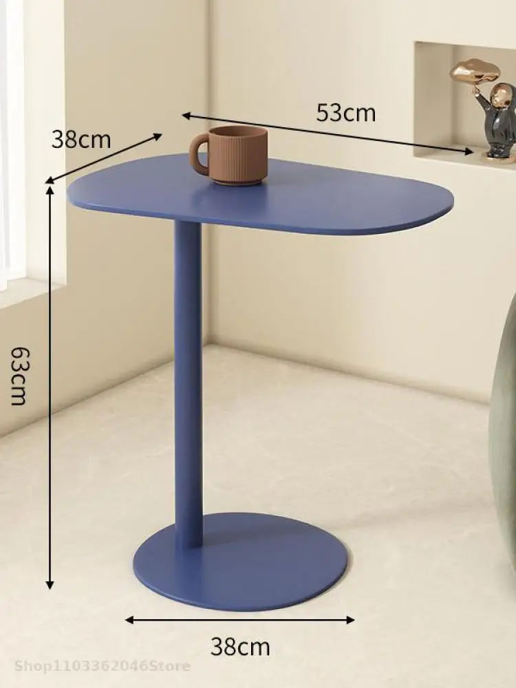 Minimalist Tea Table Silent Sofa Side Table For Small Apartment Coffee Mobile Modern Simple Iron Small