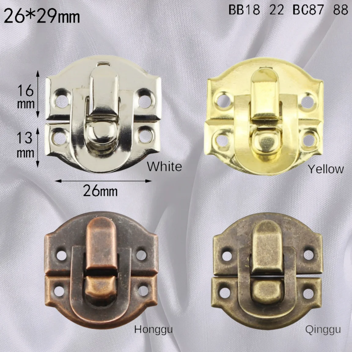 Antique Hasps Iron Lock Catch Latches for Jewelry Box Buckle Suitcase Buckle Clip Clasp Wood Wine Box Latch 10Pcs furniture hardware toggle latches jewelry box hasps decorative latches