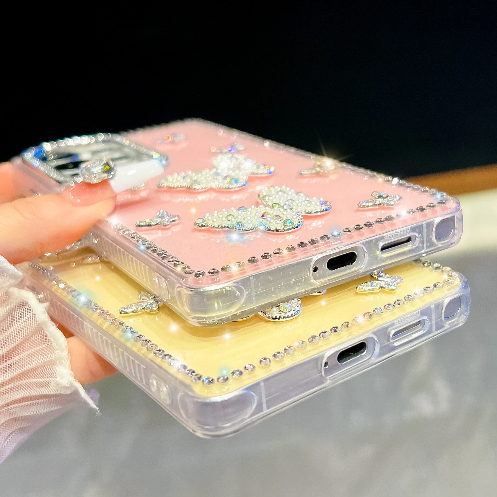 Butterfly Diamond Bling Luxury Phone Case Cover