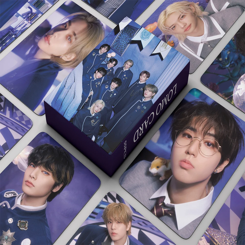 55pcs/set Kpop Stray Kids MAXIDENT Time out CIRCUS NOEASY New Album Lomo Cards High Quality HD Double Side Print Photo Cards