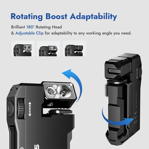 WUBEN G5 EDC Flashlight 400Lumens Portable Pocket Mini Light Waterproof Torch 180° Rotating Head With Magnetic Tail For Outdoor - Image 2