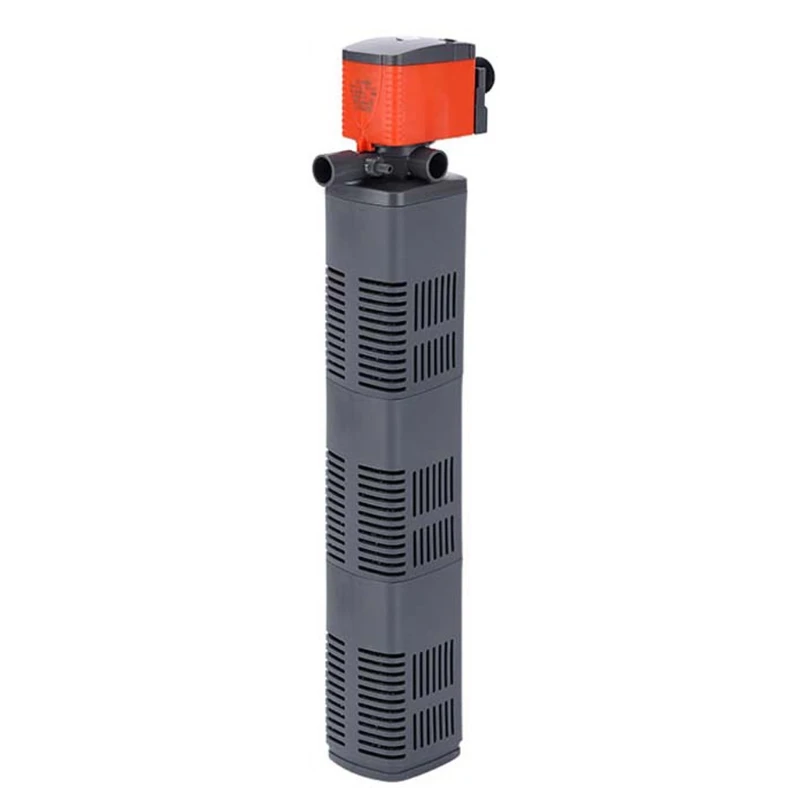 

Internal 3-in-1 Aquarium Filter EU Plug Fish for Turtle for Tank Built-in Filter with Filter Sponges Simple Operation and