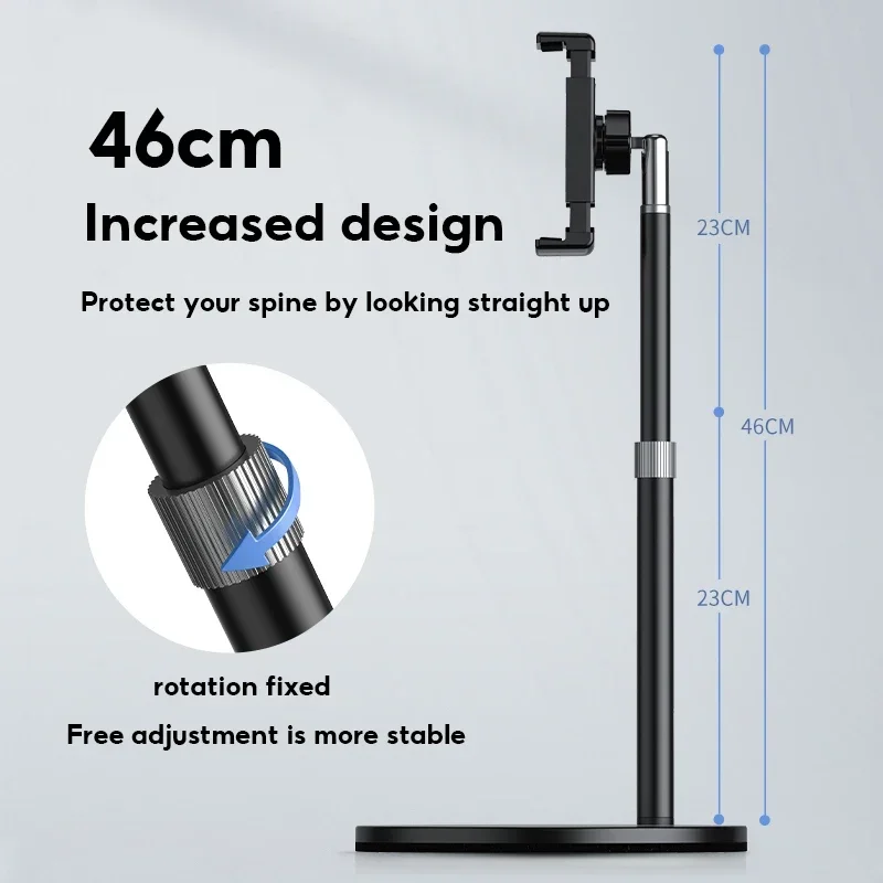 MoZhao Mobile Phone Holder All Metal Recording Video Live Lazy Phone Stand Telescopic Desktop Stands