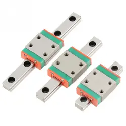 Miniature Linear Rail Guide with Slide Block, 7mm Width, Linear Guide Block - 70mm