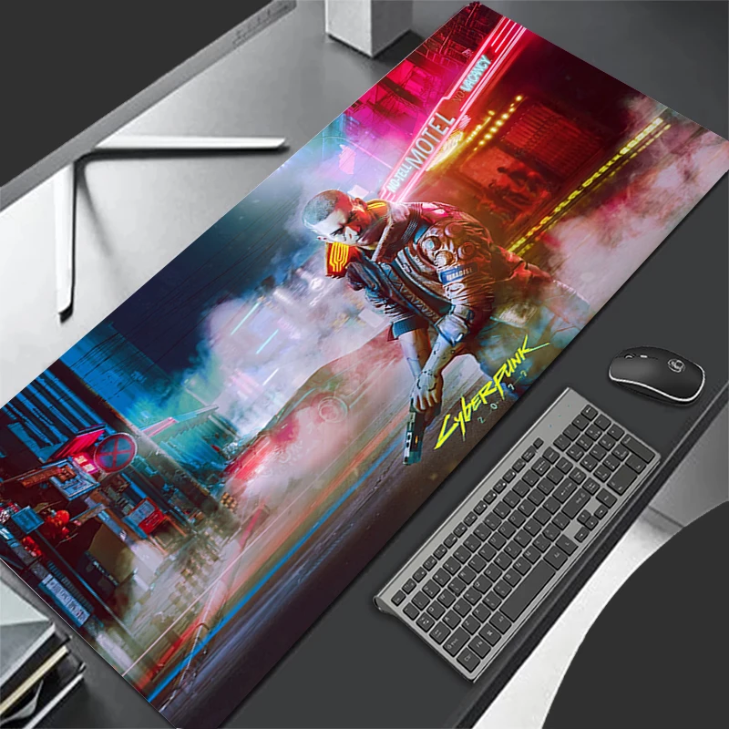 

Razer & Cyberpunk 2077 Large Gaming Mouse Pad Floral Mousepad Gamer 900x400 Rubber Keyboard Mats Desk Mat Table Mausepad Carpet